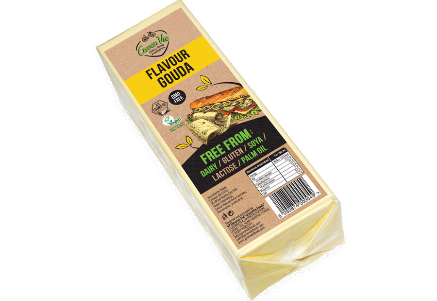 Vegan Cheese Dairy-Free Gouda flavour package 2.5 kg