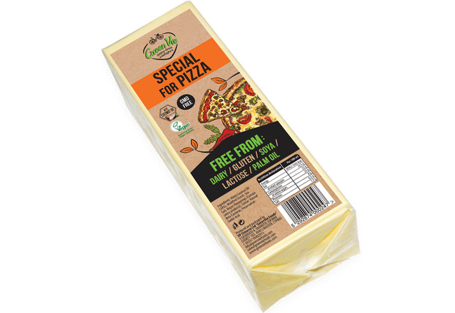 Vegan Cheese Dairy-Free Special for Pizza flavour cheese package 2.5kg