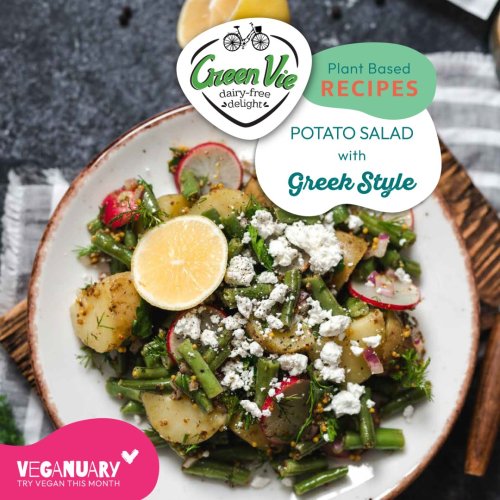 Potato salad with Greek style